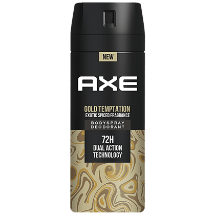 Axe Gold Temptation, Long Lasting Deodorant, Body Spray, For Men, 150 Ml