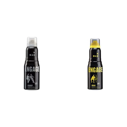 Engage Frost Deodorant For Men, Citrus And Spicy, Skin Friendly, 150 Ml