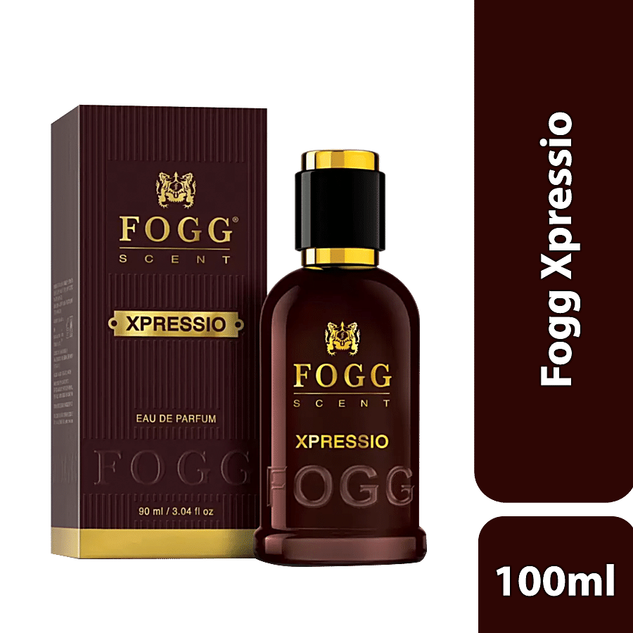 Fogg Xpressio Scent Eau De Parfum, Mens Perfume, Long, Lasting Fresh & Powerful Fragrance, 100 Ml