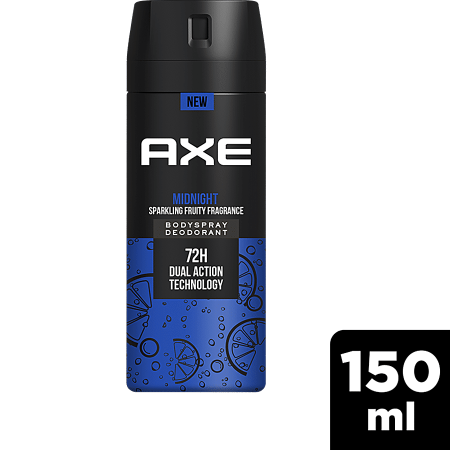 Axe Recharge, Midnight, Long Lasting, Deodorant, Body Spray, For Men, 150 Ml