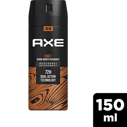 Axe Recharge 24X7 Long Lasting Deodorant Body Spray, For Men, 150 Ml