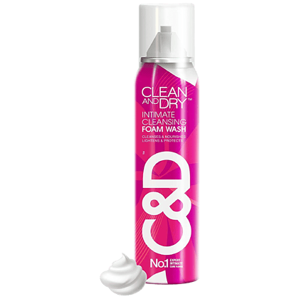 Clean And Dry Intimate Hygiene Foam Wash, Cleanses, Nourishes, Lightens & Protects, 85 G