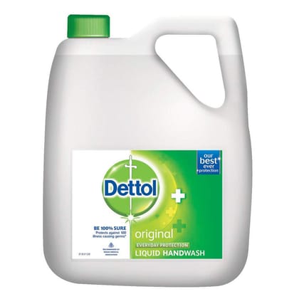 Dettol Original Germ Protection Handwash Liquid Soap Refill, 5L Dettol Original Germ Protection Handwash Liquid Soap Refill, 5L