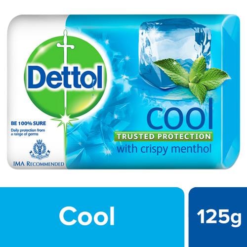 Dettol Cool Crispy Menthol Soap, 125 G