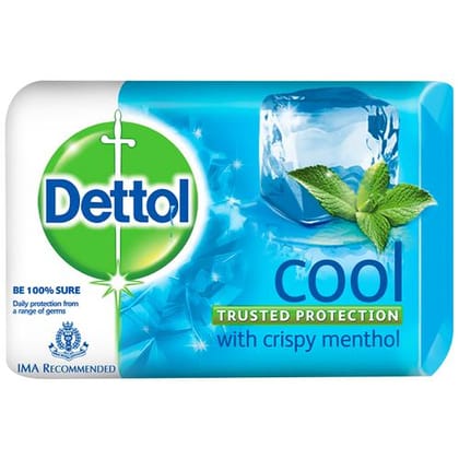 Dettol Cool Crispy Menthol Soap, 125 G Dettol Cool Crispy Menthol Soap, 125 G