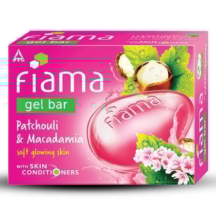 Fiama Gel Bar, Patchouli And Macadamia, 125G