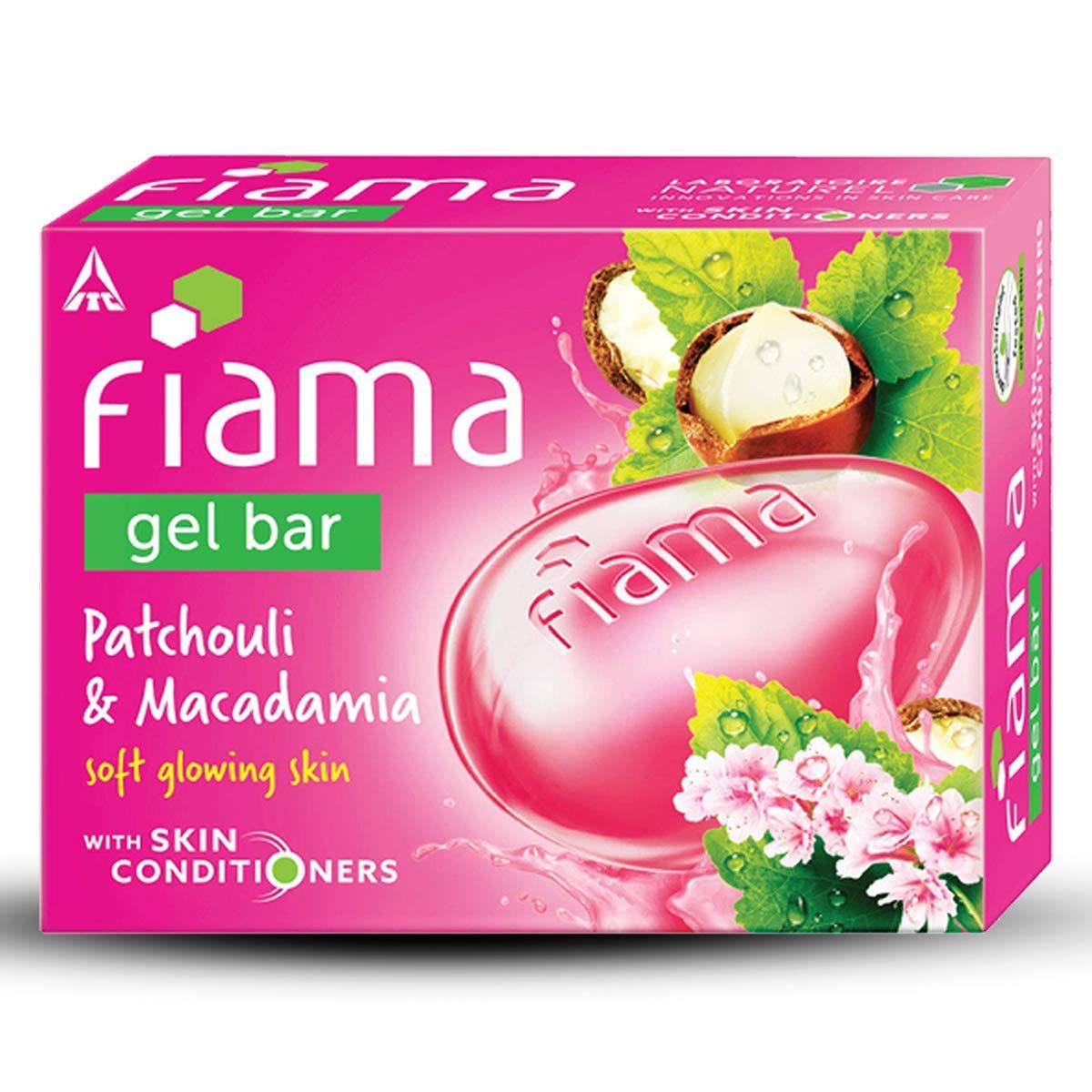 Fiama Gel Bar, Patchouli And Macadamia, 125G