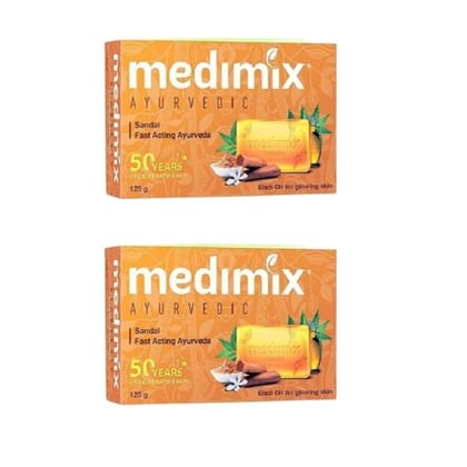 Medimix Ayurvedic Sandal Soap, 1, 25G (Pack Of 2)