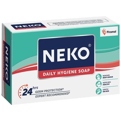 Neko Daily Hygiene Soap, 24 Hours Gems Protection, Gentle On Skin, Removes Body Odour, 100 G