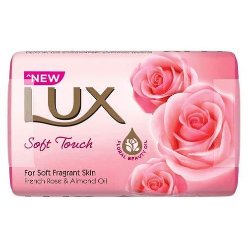 Lux Rose & Vitamin E Soap, Bathing Soap With Floral Fragrance, Soft, Moisturized And Glowing Skin, 100 G