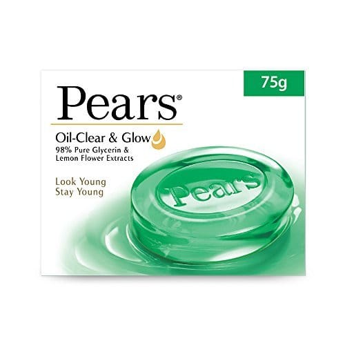 Pears Oil Clear & Glow Soap Bar, 75 G