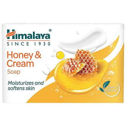 Himalaya Honey & Cream Soap, Nourishes & Softens The Skin, 125 G