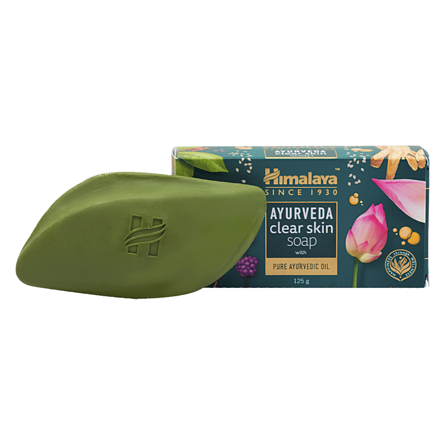 Himalaya Ayurveda Clear Skin Soap, Especially Made With Kanaka Taila, 125 G