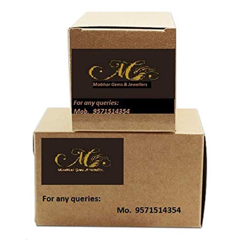 Manbhar Gems - Semi Precious Crystal Gemstone Beads Five Layer Necklace For Girl and Women Round Faceted Beaded Mala Fashion Jewellery rama colour