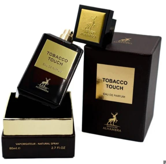 Maison Alhambra Tobacco Touch Eau De Parfum – 80ml | Luxury Long-Lasting Fragrance for Men | Get Free One Man Show Emerald Perfume 100ml