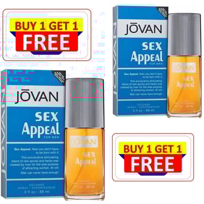 Jovan Sex Appeal 88ML Unisex Perfume Spray Special Offer Buy 1 Get 1 Free Perfume Limited Offer