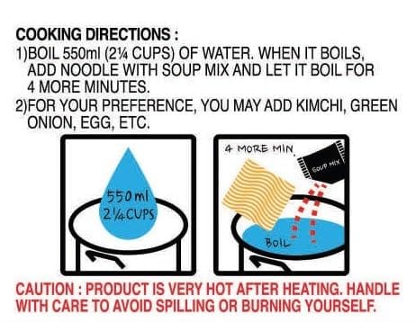 Ottogi Kimchi Ramen Korean Style Non-Vegetarian Instant Noodles 120g Pack
