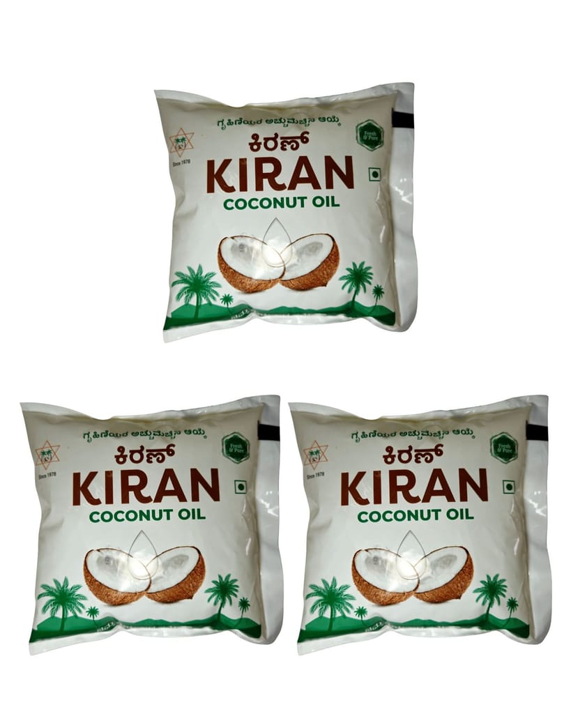 Kiran Coconut Oil Pouch 500ML