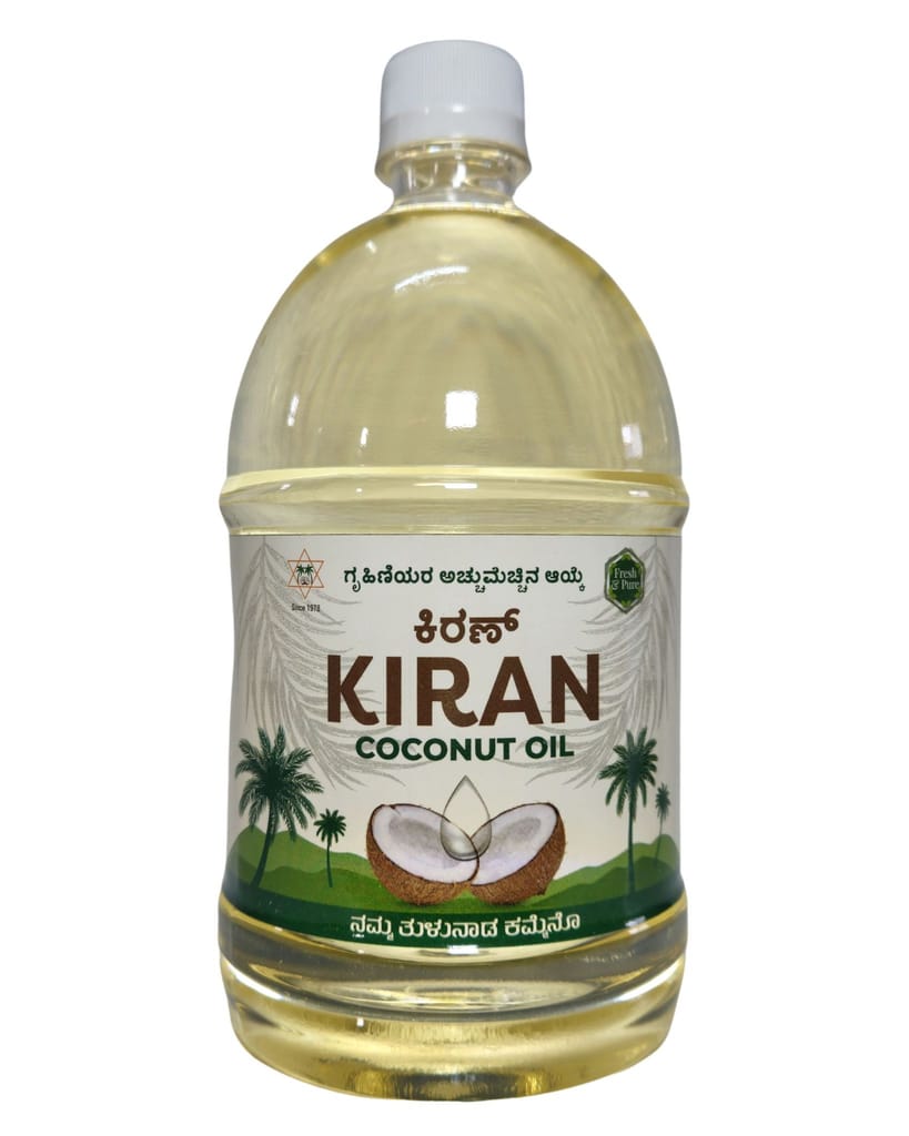 Kiran Coconut Oil Bottle 1L