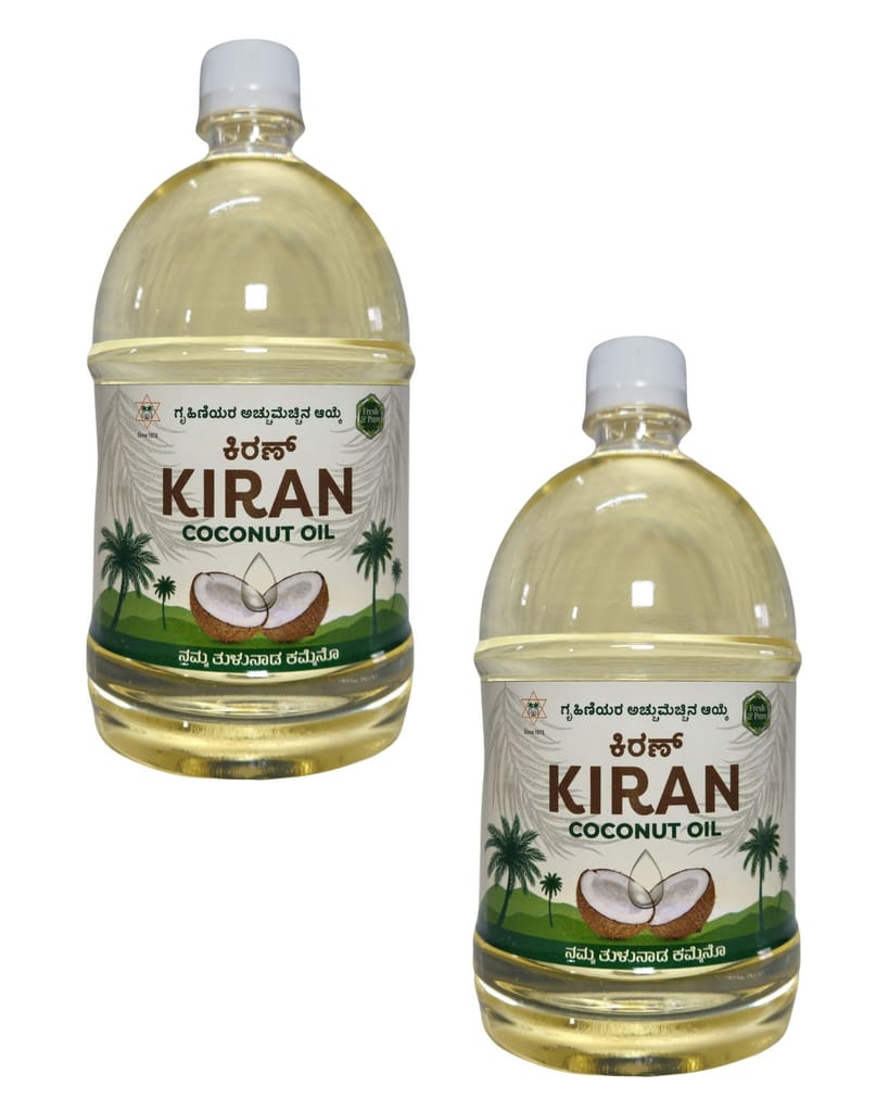 Kiran Coconut Oil Bottle 1L