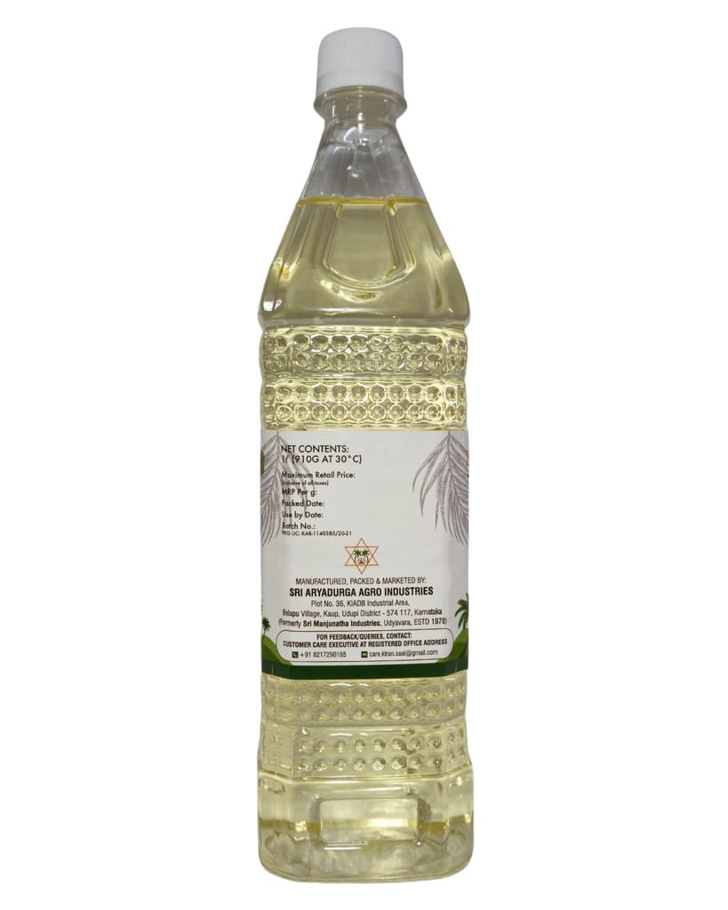 Kiran Coconut Oil Bottle 1L