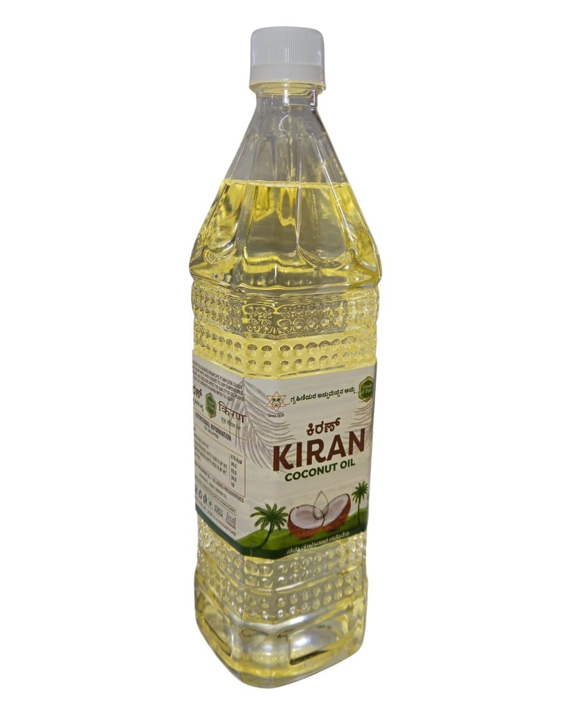 Kiran Coconut Oil Bottle 1L
