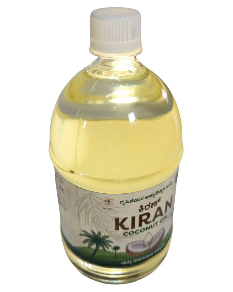 Kiran Coconut Oil Bottle 1L