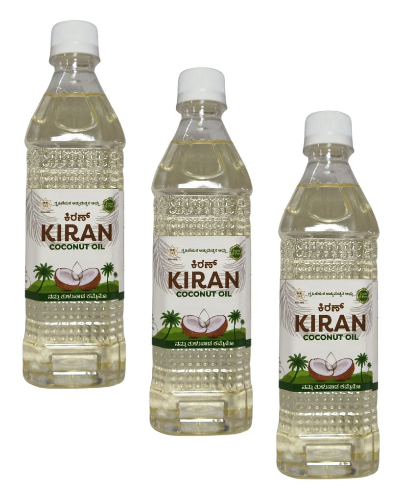 Kiran Coconut Oil Bottle 500ML