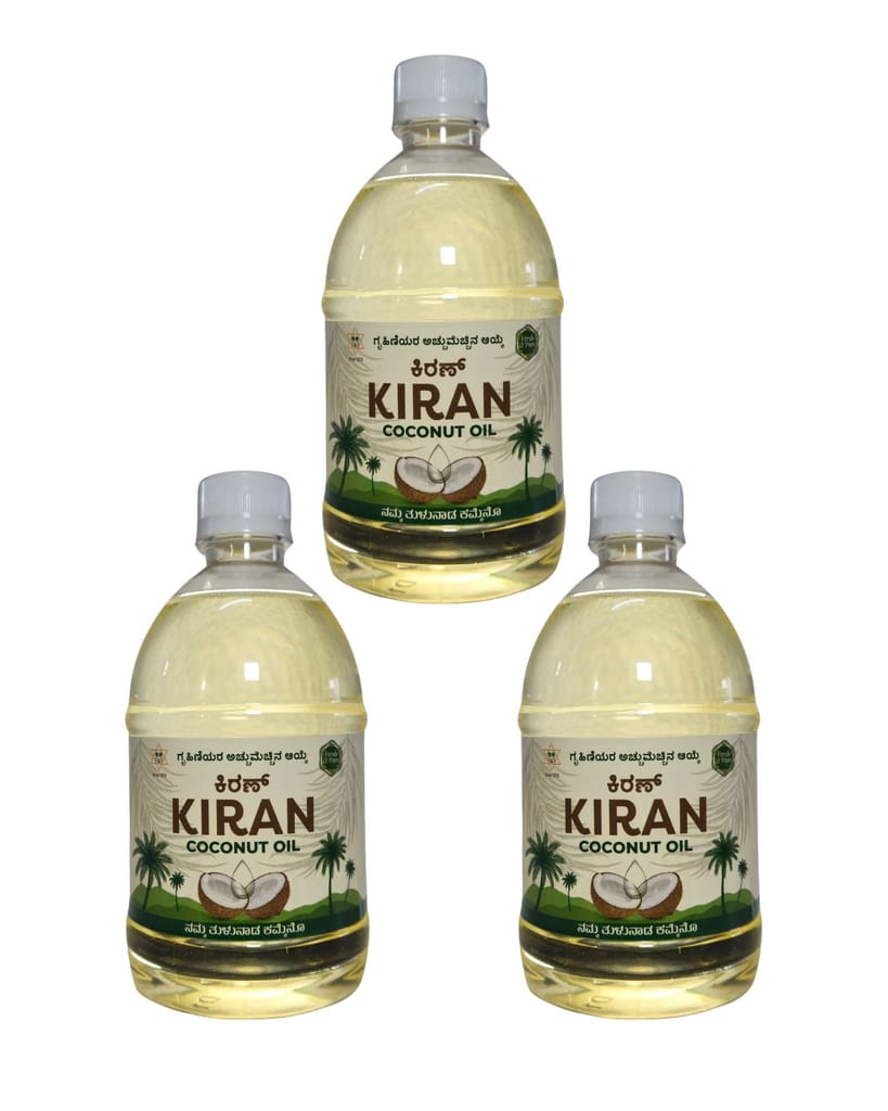 Kiran Coconut Oil Bottle 500ML