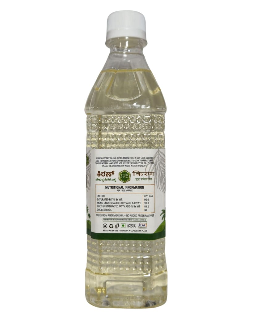 Kiran Coconut Oil Bottle 500ML