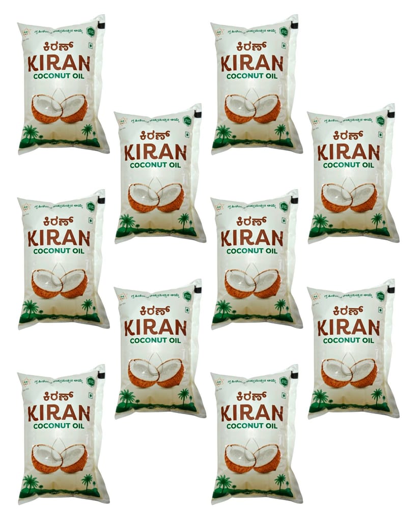 Kiran Coconut Oil Pouch 1L