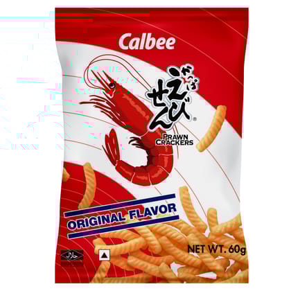 Callbee Prawn Crackers Original Flavor 60g Pack, Imported, Loved by Japaneses