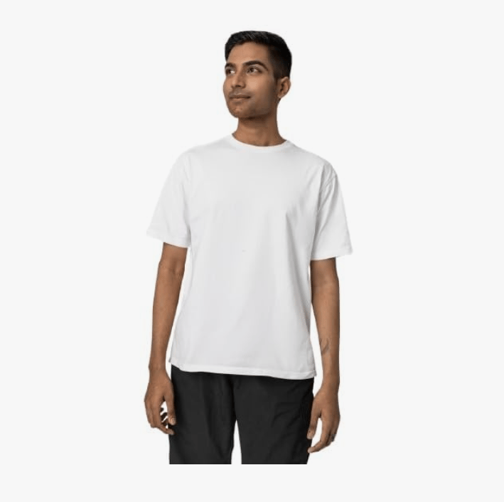 White T-Shirt for Men | 100% Cotton
