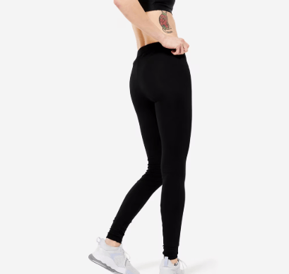 High Waist Tummy Control Yoga Pants for Women - Black