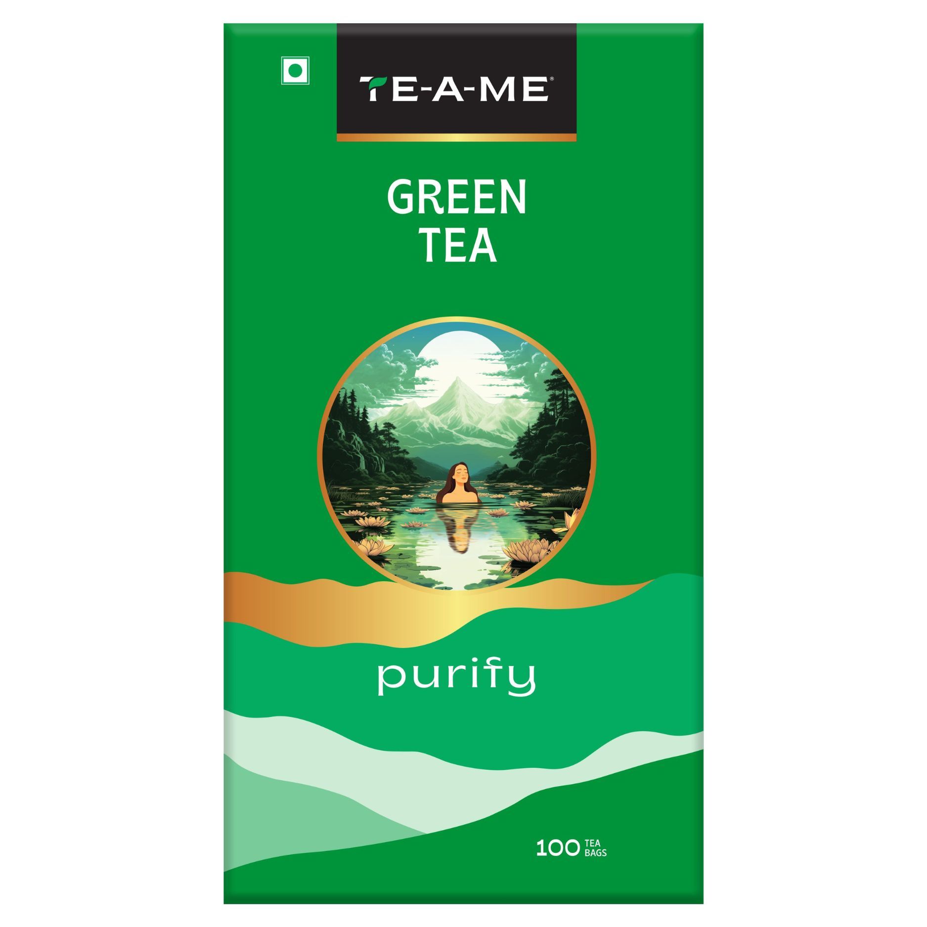 TE-A-ME Green Tea 100 Tea Bags