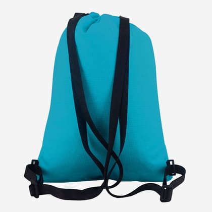 Arctic Fox Draw String Sky Blue Backpack Arctic Fox Draw String Sky Blue Backpack