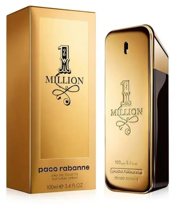 Paco Rabanne 1 Million Eau de Toilette for Men 100ml Set of 2 Perfume Spray Free Perfume Limited Offer