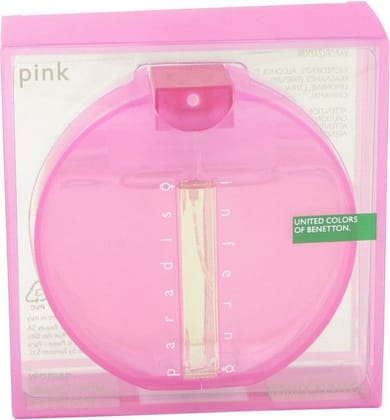 United Colors of Benetton Pink Inferno Eau De Toilette Spray 100ml for Women - Buy 1 Get 1 Free
