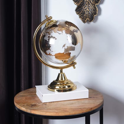 Aurora Terra Glass Globe Gold