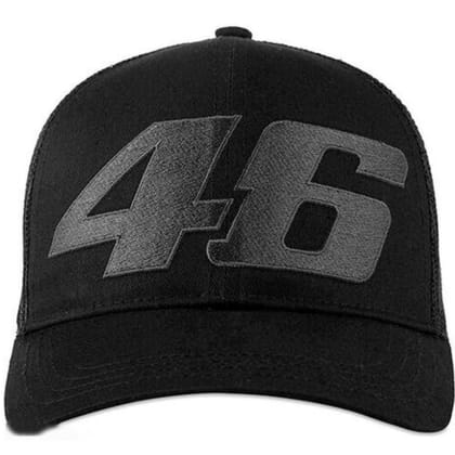 Printed Number Cotton Baseball Caps And Hats For Men-Black