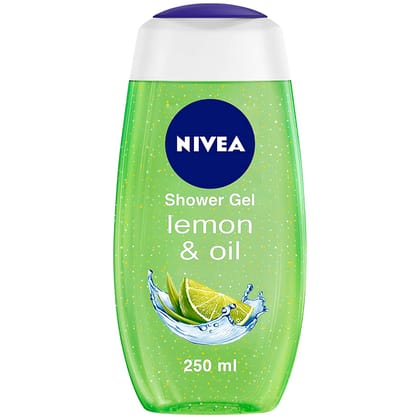 Nivea Shower Gel - Lemon & Oil Body Wash For Women, 250 ml