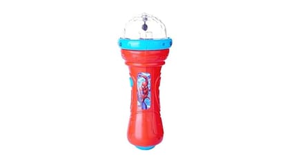 Musical Microphone With 3D Light Projection-Red / Buy 1 Get at @999