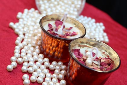 PRERUP  combo of 2 mini jar candle