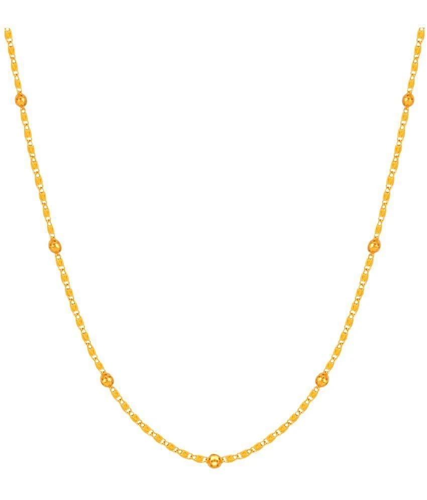 Fashion Frill Gold Plated Neck Chain For Men/ Boys - None