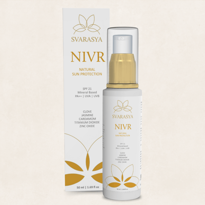 NIVR- The 100% Natural Sunscreen SPF 21 PA++-50ml