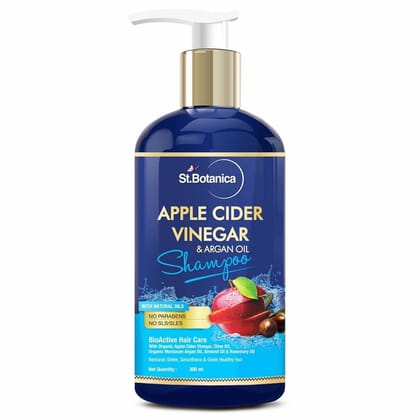 Apple Cider Vinegar & Organic Argan Hair Shampoo, 300ml