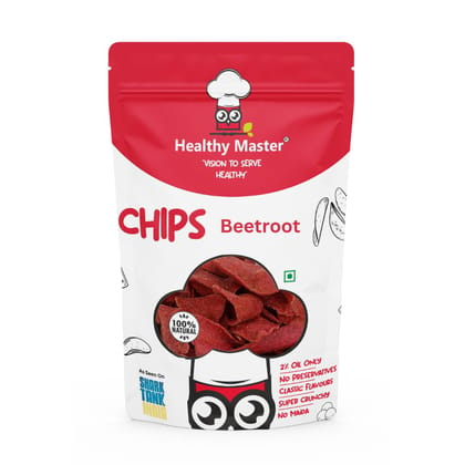Healthy Master Vision To Serve Healthy Baked Beetroot Chips, 200 gm
