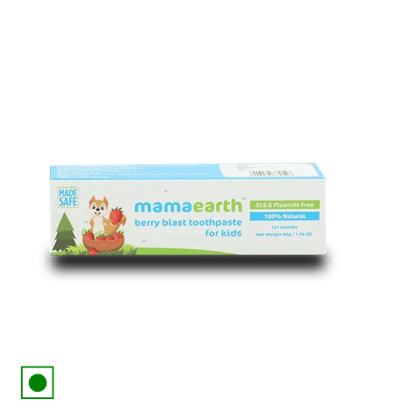 Mamaearth Berry Blast Toothpaste For Kids, 50 gm Tube Mamaearth Berry Blast Toothpaste For Kids, 50 gm Tube
