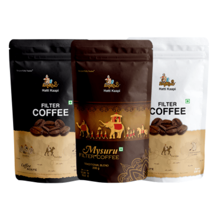 Filter Coffee Combo - Pack of 3 Coffee Powder (200g Each)