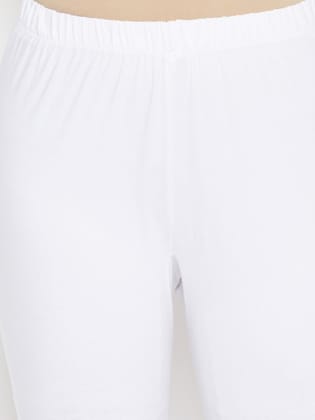 Women Pack of 2 Solid Churidar Leggings